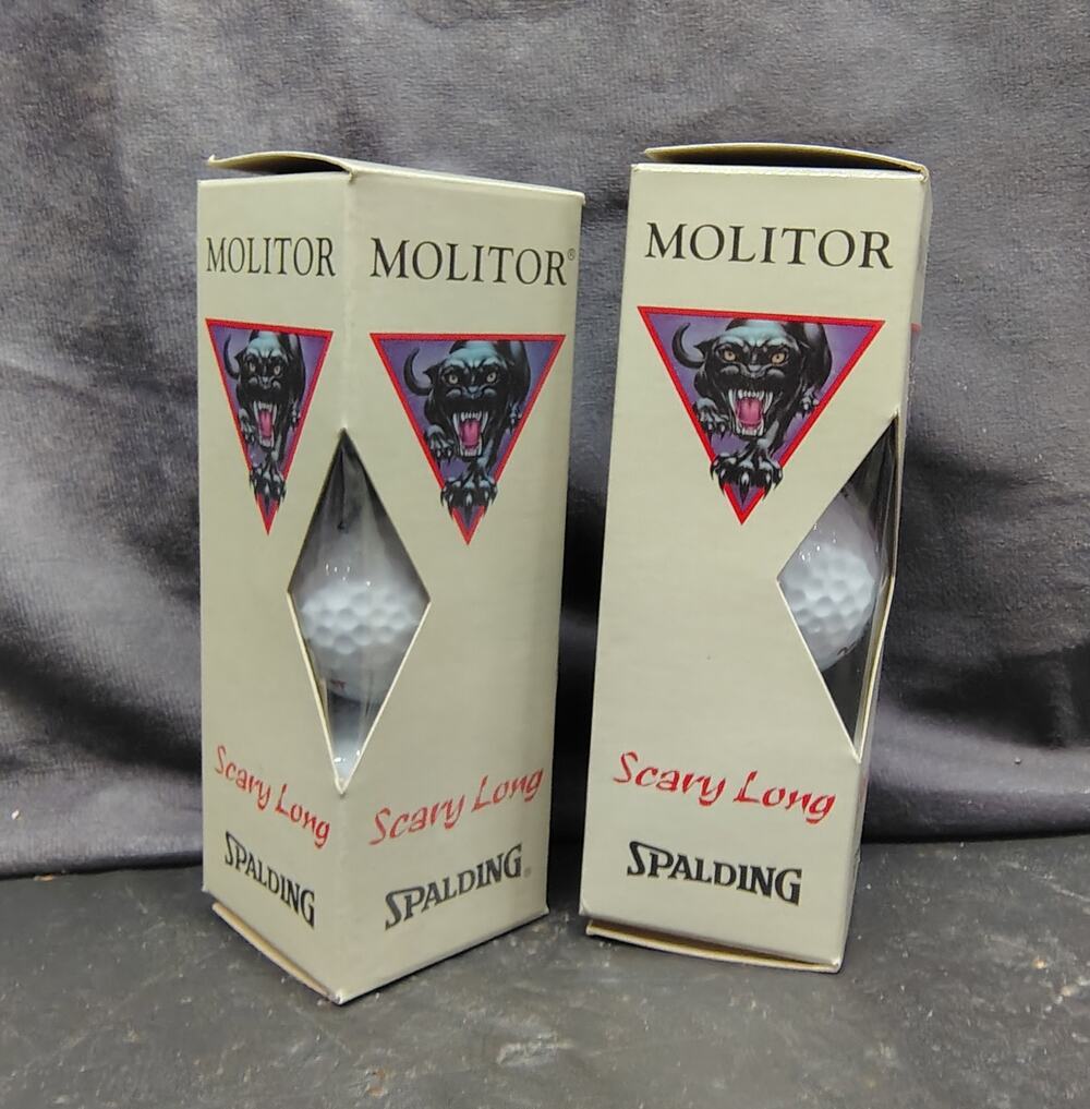 Spalding Molitor Scary Long Golf Balls 6 Balls In 2 NEW Boxes